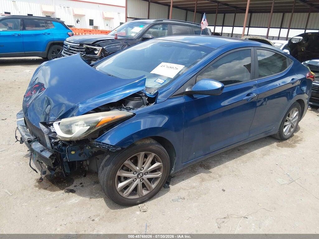 KMHDH4AE4GU503976 2016 HYUNDAI ELANTRA photo no. 2