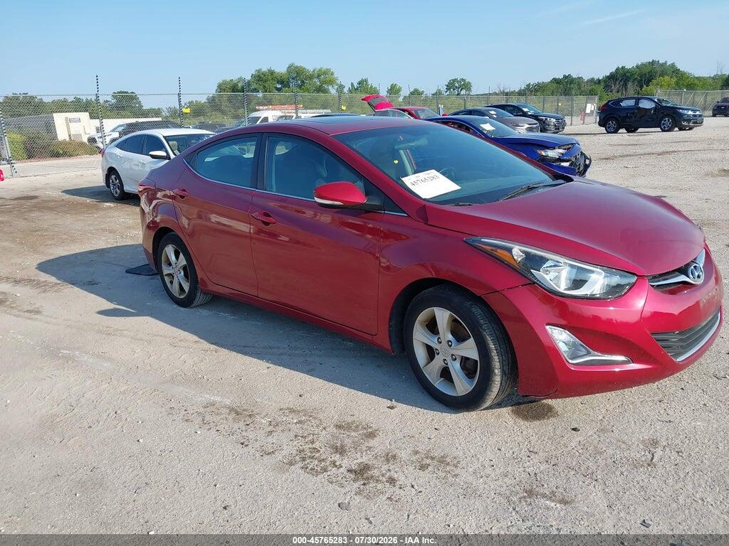 5NPDH4AEXGH765290 2016 HYUNDAI ELANTRA photo no. 1