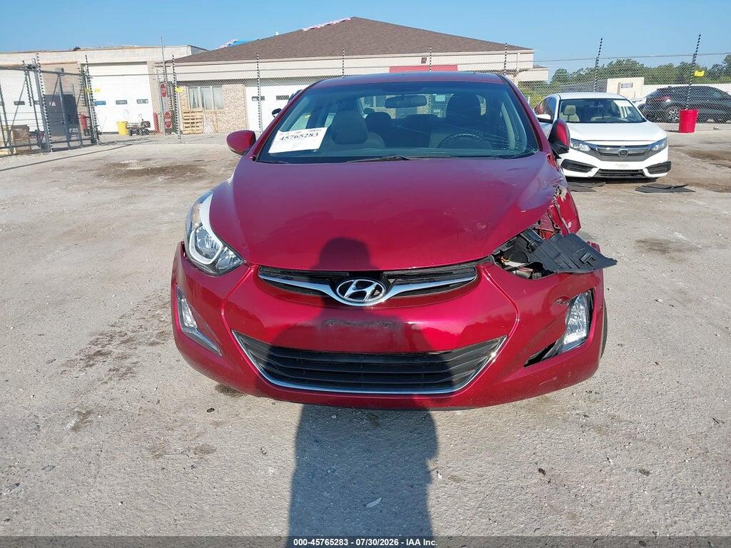 5NPDH4AEXGH765290 2016 HYUNDAI ELANTRA photo no. 12