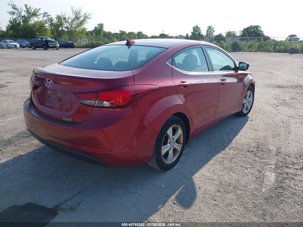 5NPDH4AEXGH765290 2016 HYUNDAI ELANTRA photo no. 4