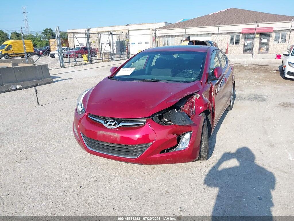 5NPDH4AEXGH765290 2016 HYUNDAI ELANTRA photo no. 6