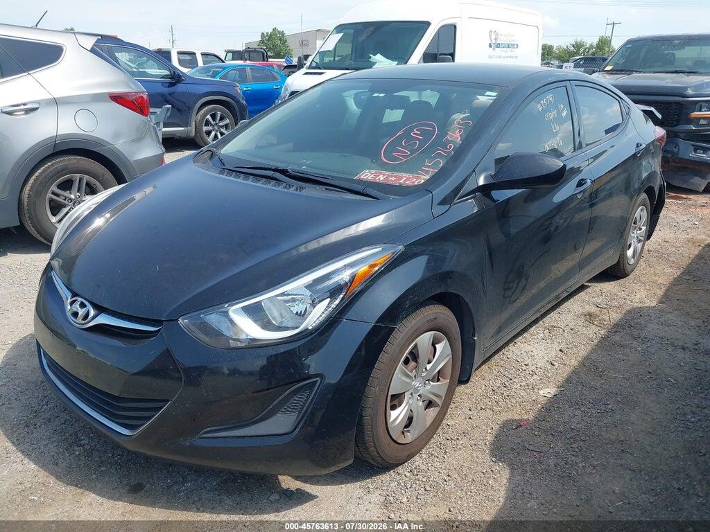 KMHDH4AE2GU545434 2016 HYUNDAI ELANTRA photo no. 2
