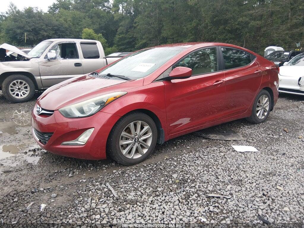 5NPDH4AE5GH681619 2016 HYUNDAI ELANTRA photo no. 2