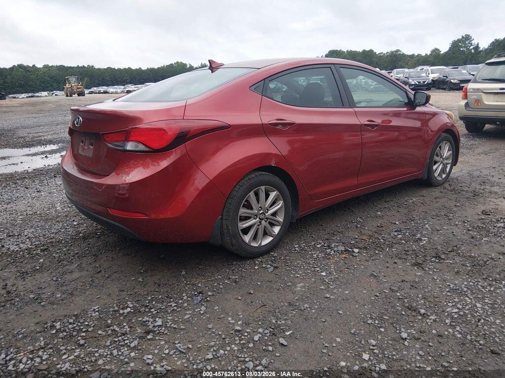 5NPDH4AE5GH681619 2016 HYUNDAI ELANTRA photo no. 4
