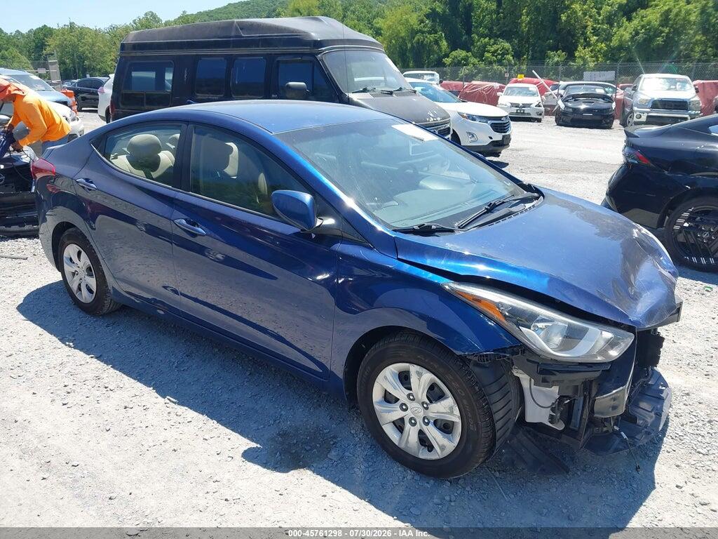 5NPDH4AE5GH785267 2016 HYUNDAI ELANTRA photo no. 1