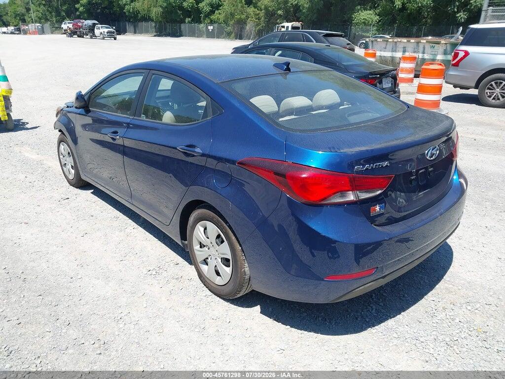5NPDH4AE5GH785267 2016 HYUNDAI ELANTRA photo no. 3