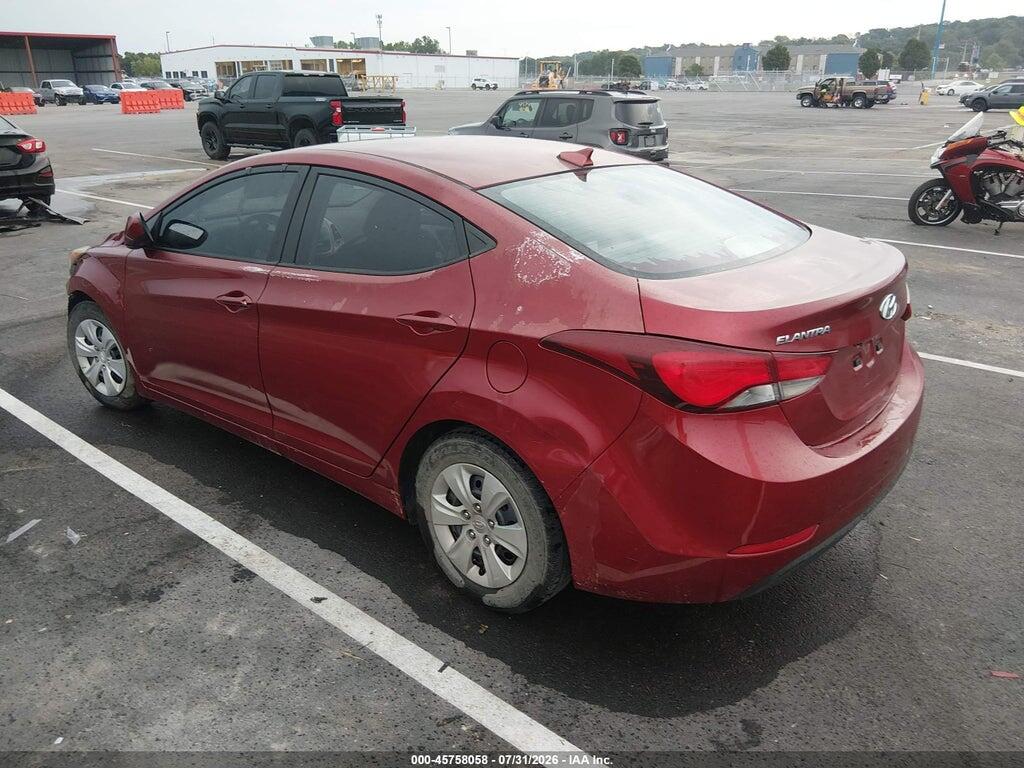 5NPDH4AE1GH702479 2016 HYUNDAI ELANTRA photo no. 3