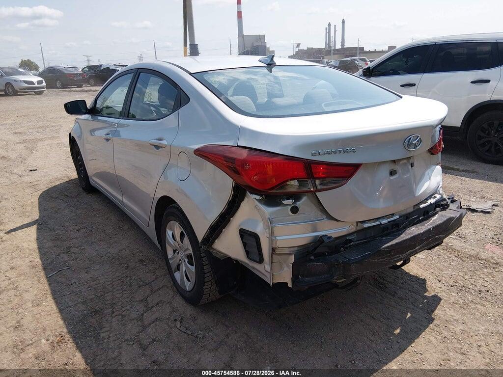 5NPDH4AE3GH750856 2016 HYUNDAI ELANTRA photo no. 3