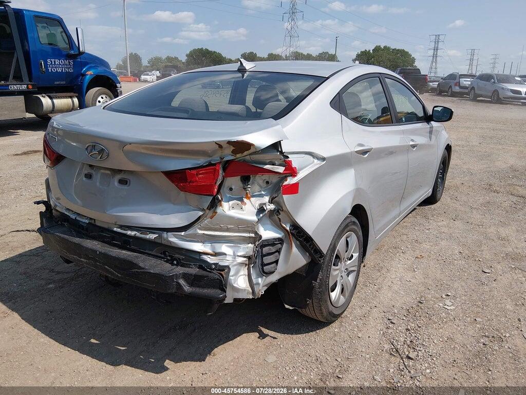 5NPDH4AE3GH750856 2016 HYUNDAI ELANTRA photo no. 4