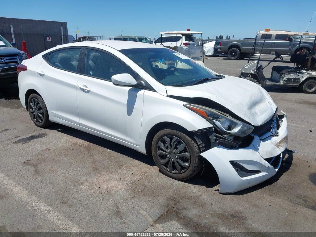 5NPDH4AE2GH685658 2016 HYUNDAI ELANTRA photo no. 1