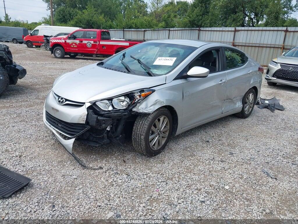 5NPDH4AE9GH787944 2016 HYUNDAI ELANTRA photo no. 2