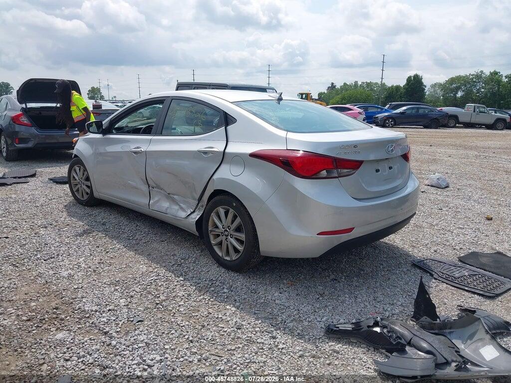 5NPDH4AE9GH787944 2016 HYUNDAI ELANTRA photo no. 3