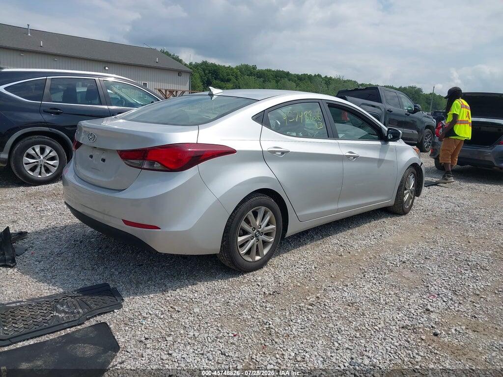 5NPDH4AE9GH787944 2016 HYUNDAI ELANTRA photo no. 4
