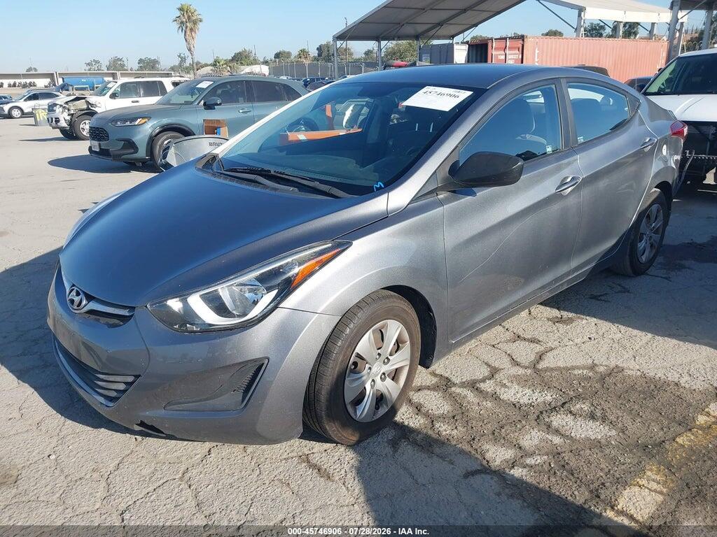KMHDH4AE1GU643418 2016 HYUNDAI ELANTRA photo no. 2
