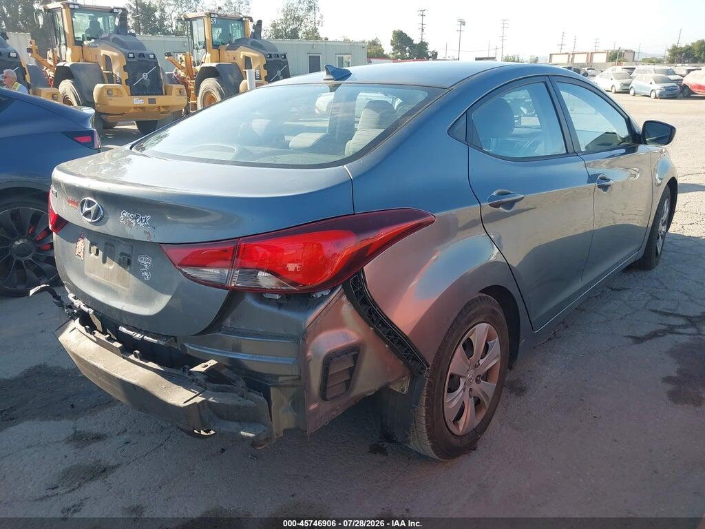 KMHDH4AE1GU643418 2016 HYUNDAI ELANTRA photo no. 4