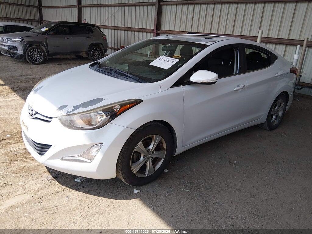 5NPDH4AE2GH762738 2016 HYUNDAI ELANTRA photo no. 2