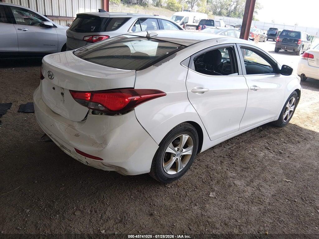 5NPDH4AE2GH762738 2016 HYUNDAI ELANTRA photo no. 4