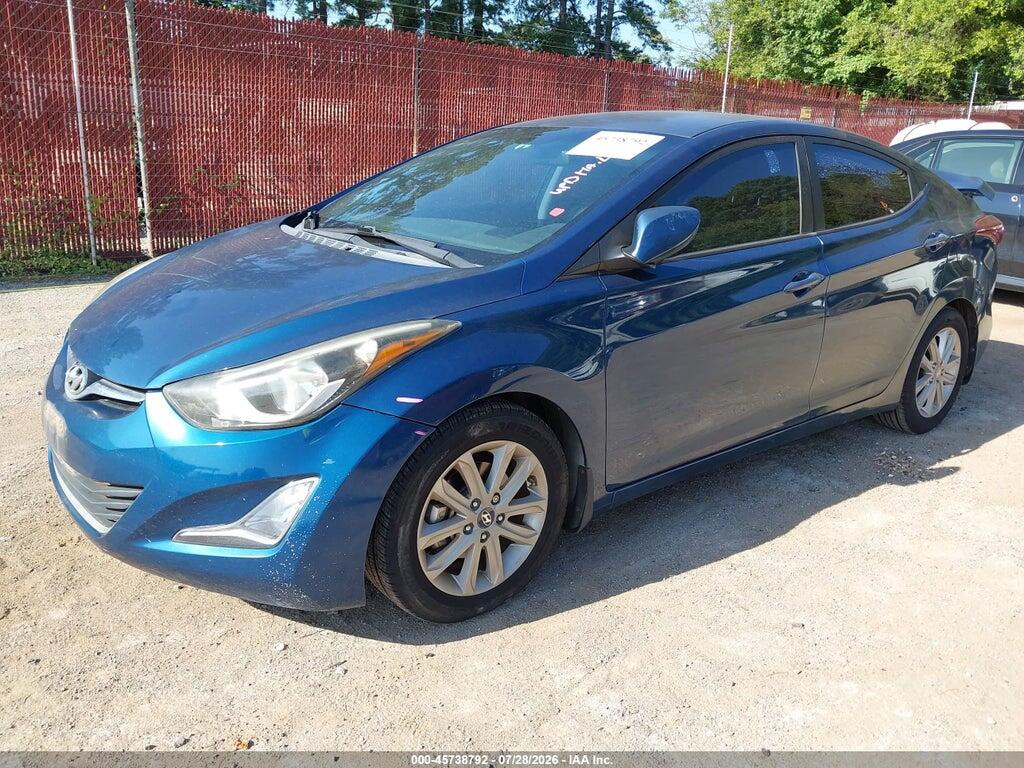 KMHDH4AE0GU584605 2016 HYUNDAI ELANTRA photo no. 2