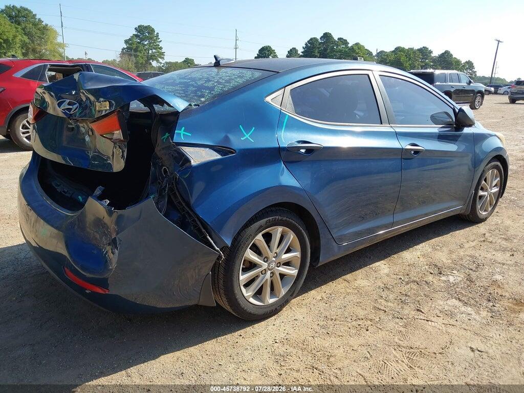 KMHDH4AE0GU584605 2016 HYUNDAI ELANTRA photo no. 4