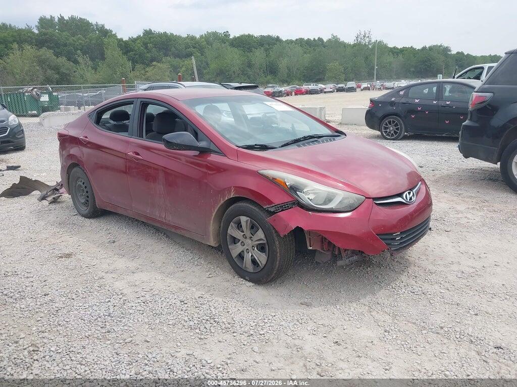 5NPDH4AE3GH771674 2016 HYUNDAI ELANTRA photo no. 1
