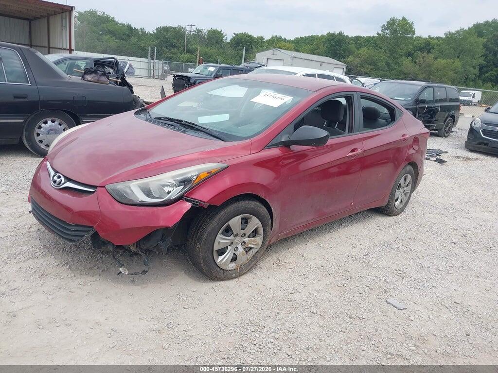 5NPDH4AE3GH771674 2016 HYUNDAI ELANTRA photo no. 2
