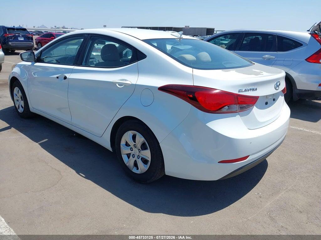 5NPDH4AE5GH760434 2016 HYUNDAI ELANTRA photo no. 3