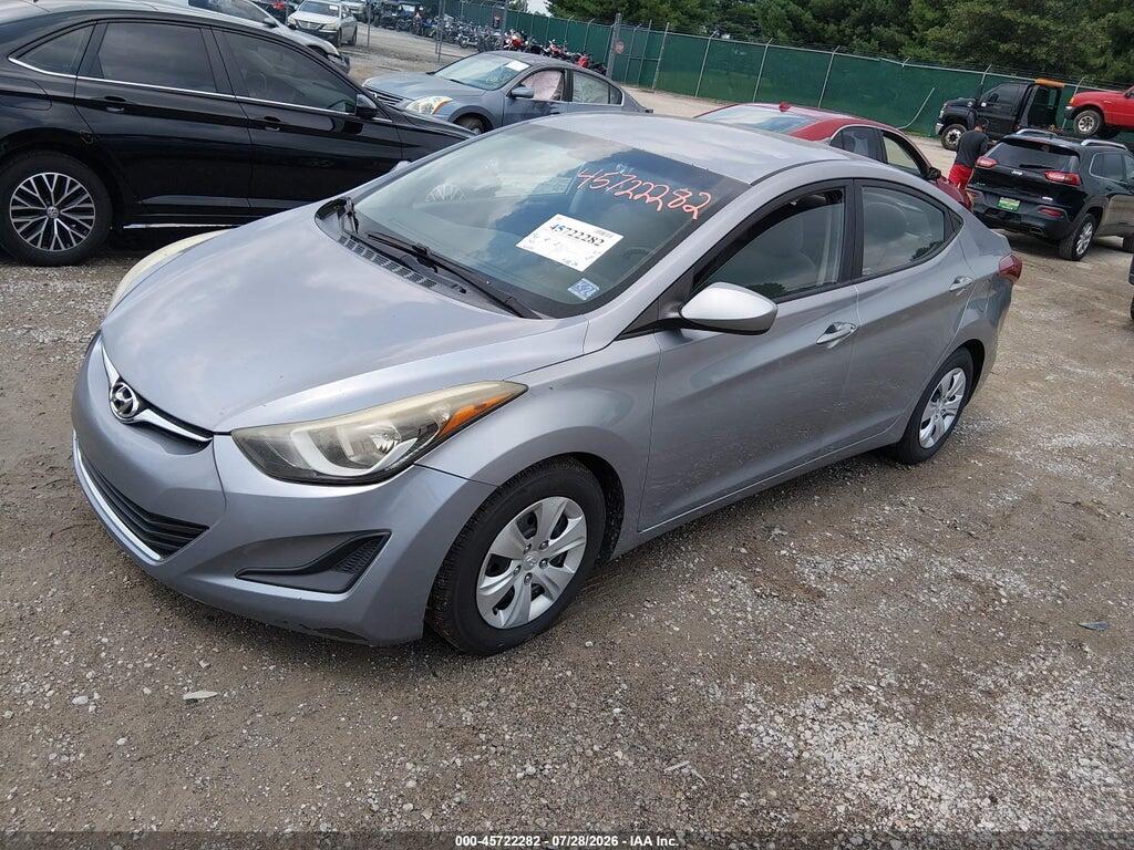 5NPDH4AE1GH713739 2016 HYUNDAI ELANTRA photo no. 2