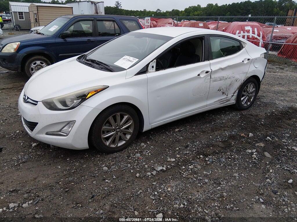 5NPDH4AE5GH742953 2016 HYUNDAI ELANTRA photo no. 2