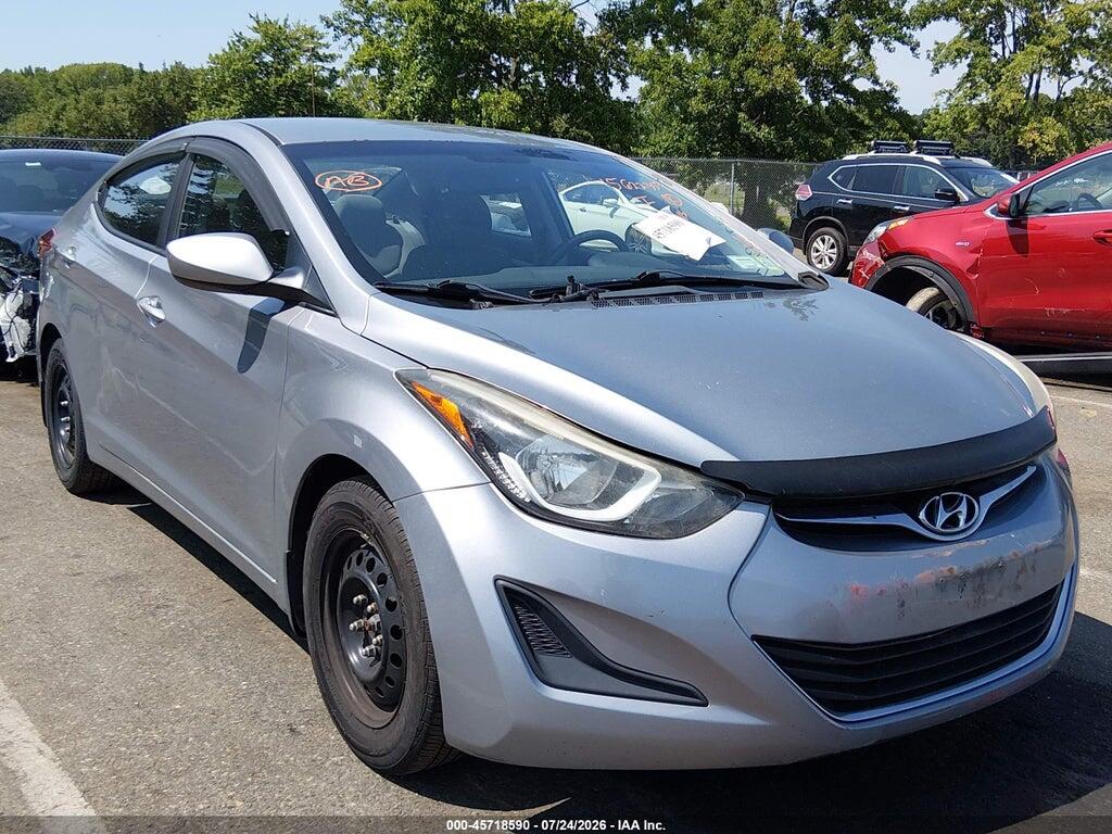 5NPDH4AE7GH664871 2016 HYUNDAI ELANTRA photo no. 1