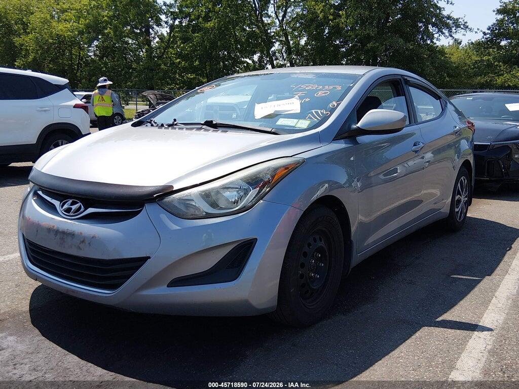 5NPDH4AE7GH664871 2016 HYUNDAI ELANTRA photo no. 2