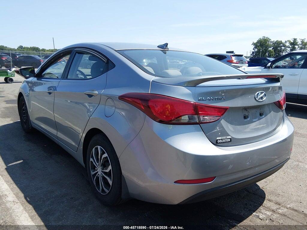 5NPDH4AE7GH664871 2016 HYUNDAI ELANTRA photo no. 3
