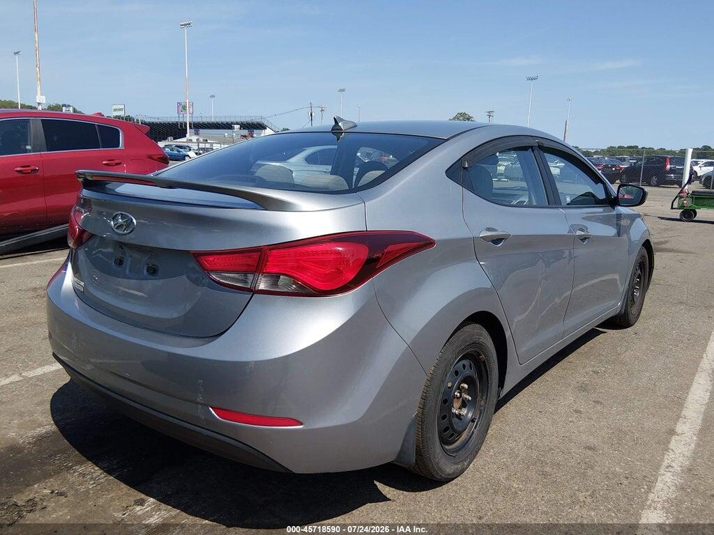 5NPDH4AE7GH664871 2016 HYUNDAI ELANTRA photo no. 4