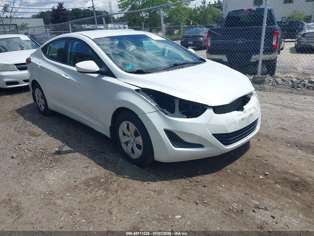 5NPDH4AEXGH795583 2016 HYUNDAI ELANTRA photo no. 1