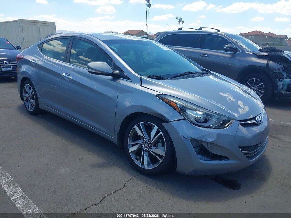 5NPDH4AE3GH689878 2016 HYUNDAI ELANTRA photo no. 1