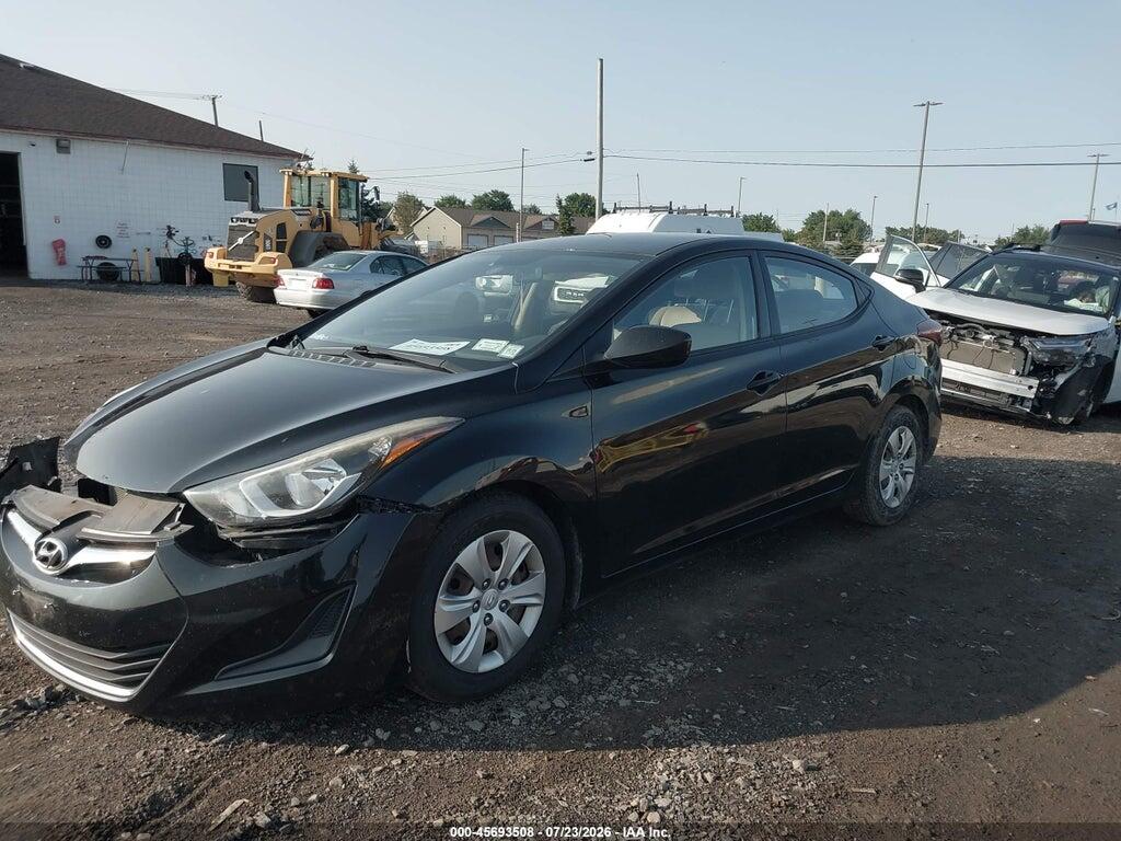 KMHDH4AE5GU487867 2016 HYUNDAI ELANTRA photo no. 2