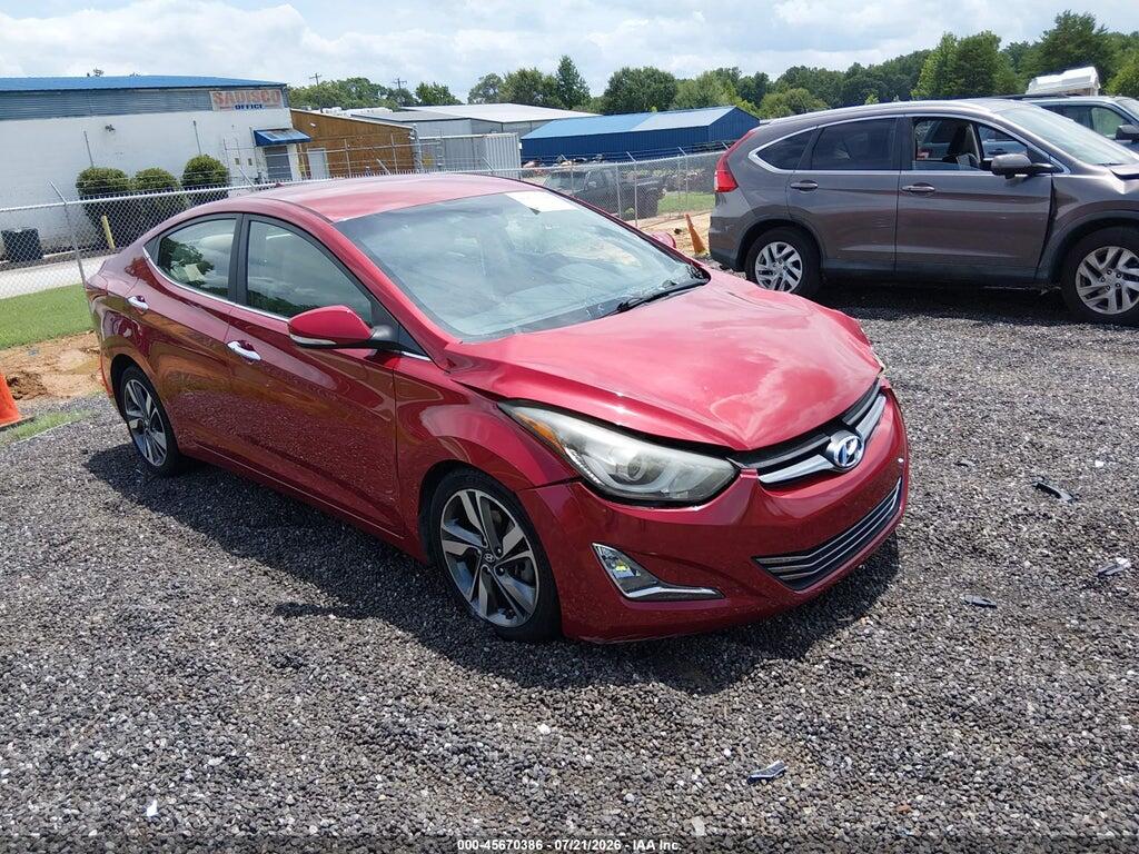 KMHDH4AE9GU606374 2016 HYUNDAI ELANTRA photo no. 1