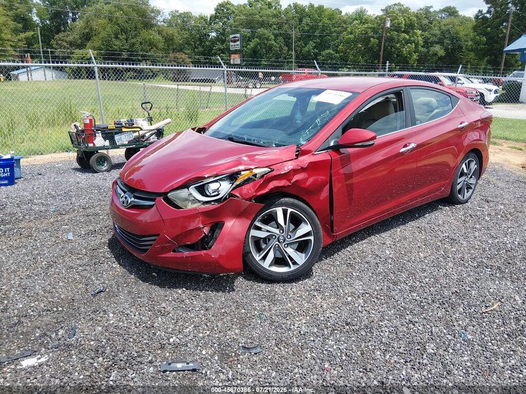 KMHDH4AE9GU606374 2016 HYUNDAI ELANTRA photo no. 2