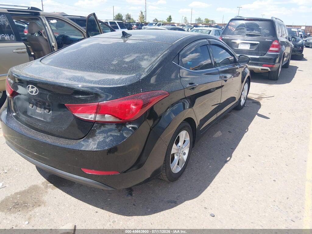 5NPDH4AE6GH679975 2016 HYUNDAI ELANTRA photo no. 4