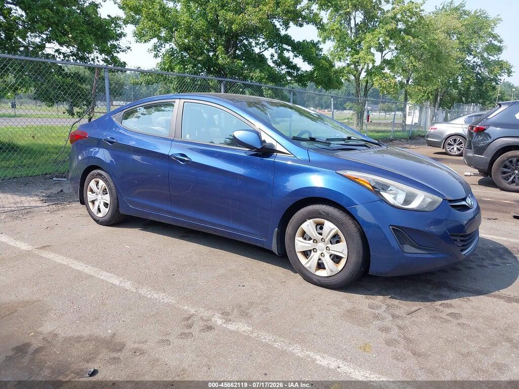 5NPDH4AE4GH749652 2016 HYUNDAI ELANTRA photo no. 1