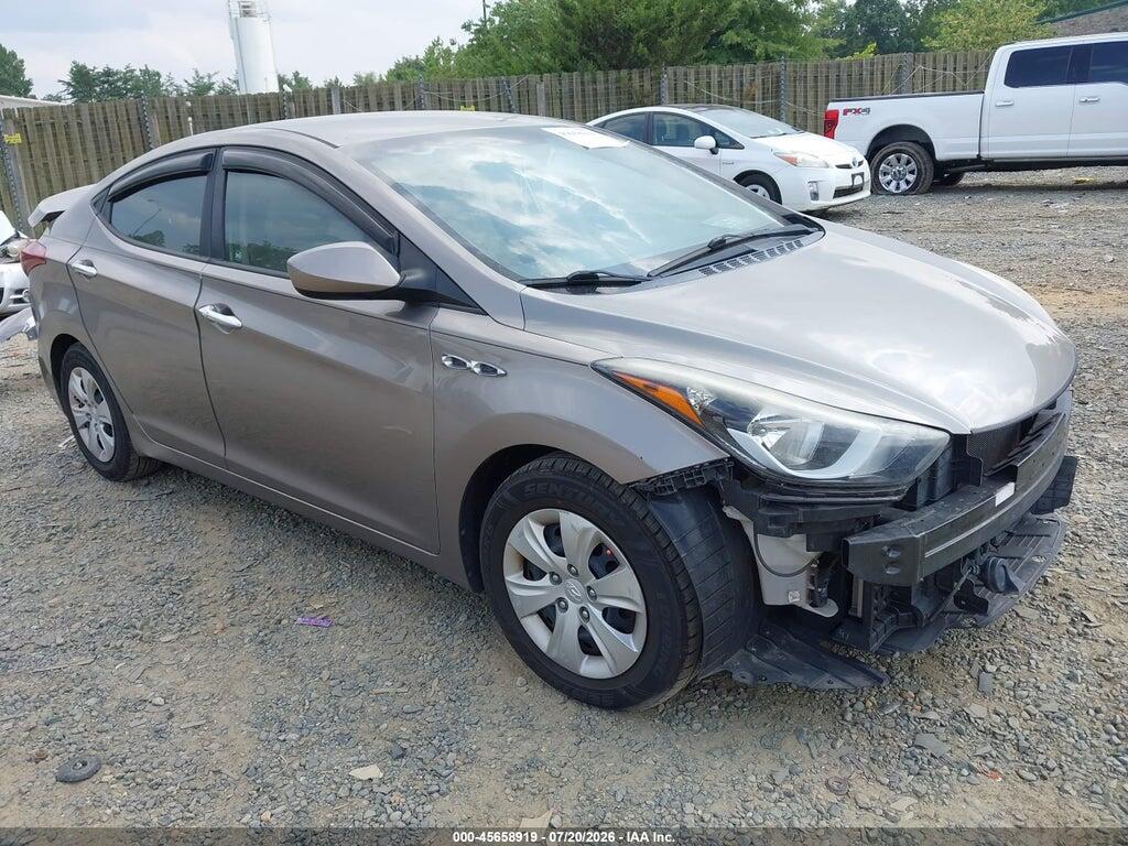 5NPDH4AE6GH732397 2016 HYUNDAI ELANTRA photo no. 1