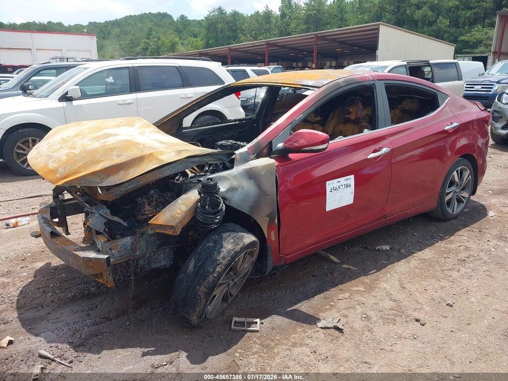 5NPDH4AE0GH653324 2016 HYUNDAI ELANTRA photo no. 2