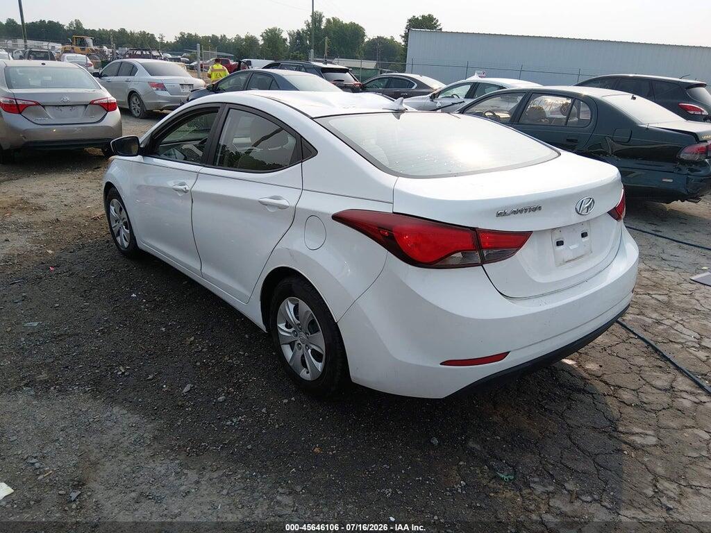 5NPDH4AE1GH732694 2016 HYUNDAI ELANTRA photo no. 3