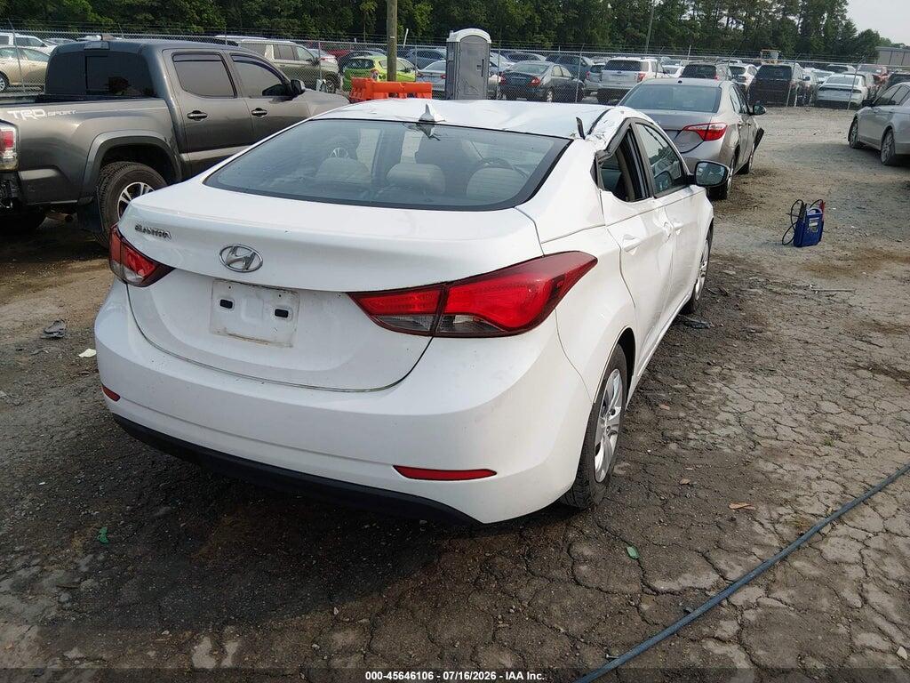 5NPDH4AE1GH732694 2016 HYUNDAI ELANTRA photo no. 4
