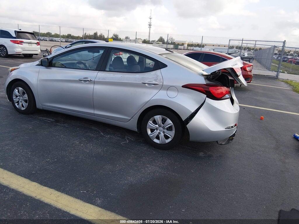 5NPDH4AE2GH793004 2016 HYUNDAI ELANTRA photo no. 3