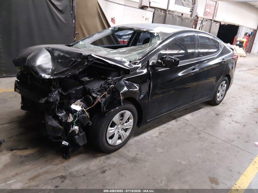 5NPDH4AE1GH758146 2016 HYUNDAI ELANTRA photo no. 2