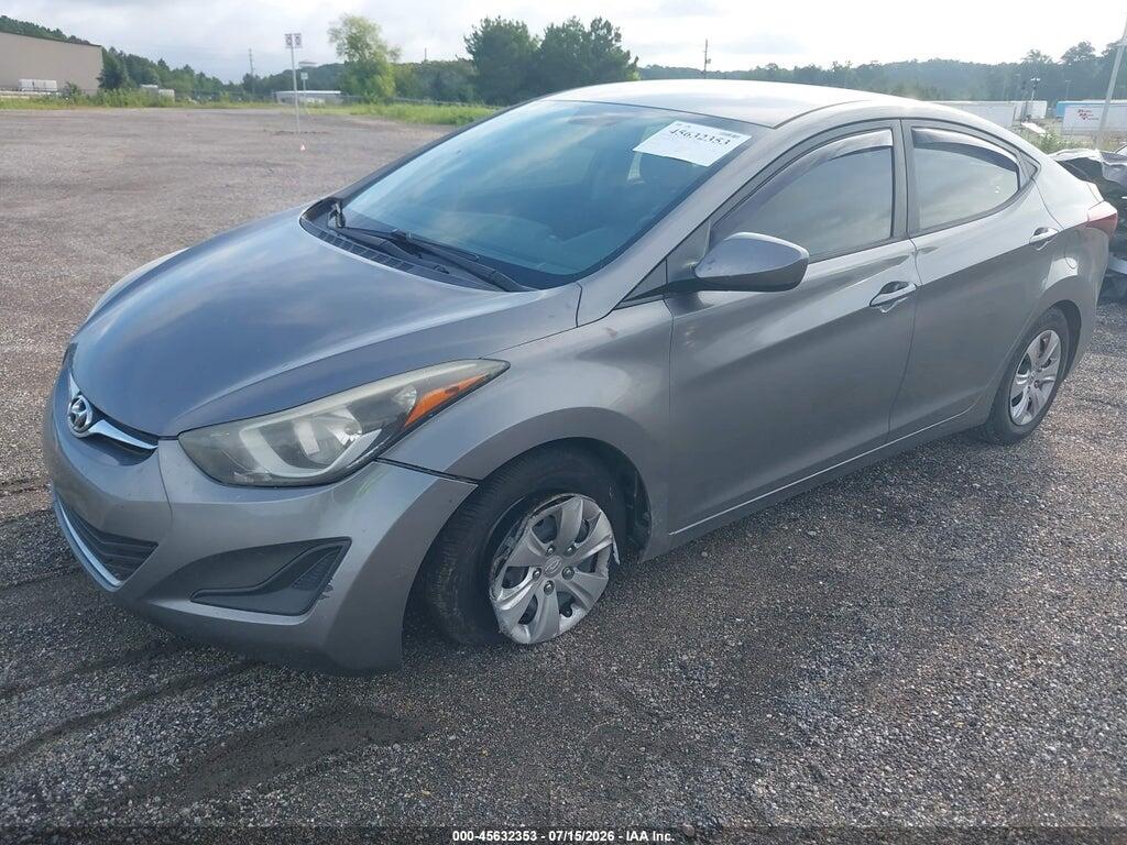 KMHDH4AE1GU642334 2016 HYUNDAI ELANTRA photo no. 2