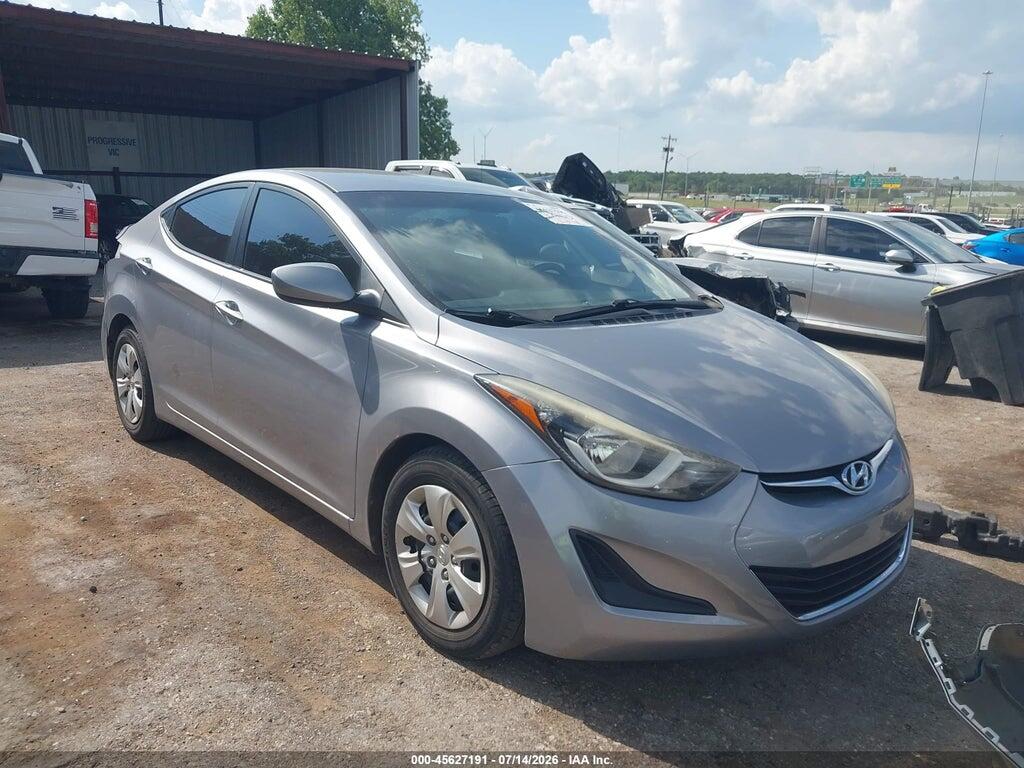5NPDH4AE9GH771100 2016 HYUNDAI ELANTRA photo no. 1
