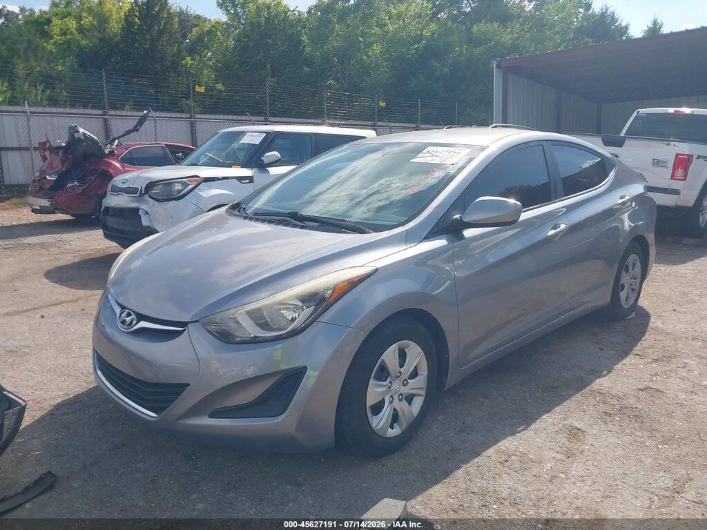 5NPDH4AE9GH771100 2016 HYUNDAI ELANTRA photo no. 2
