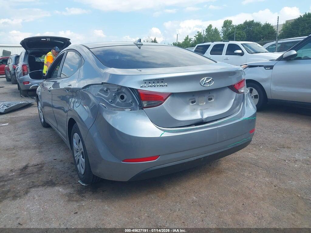 5NPDH4AE9GH771100 2016 HYUNDAI ELANTRA photo no. 3