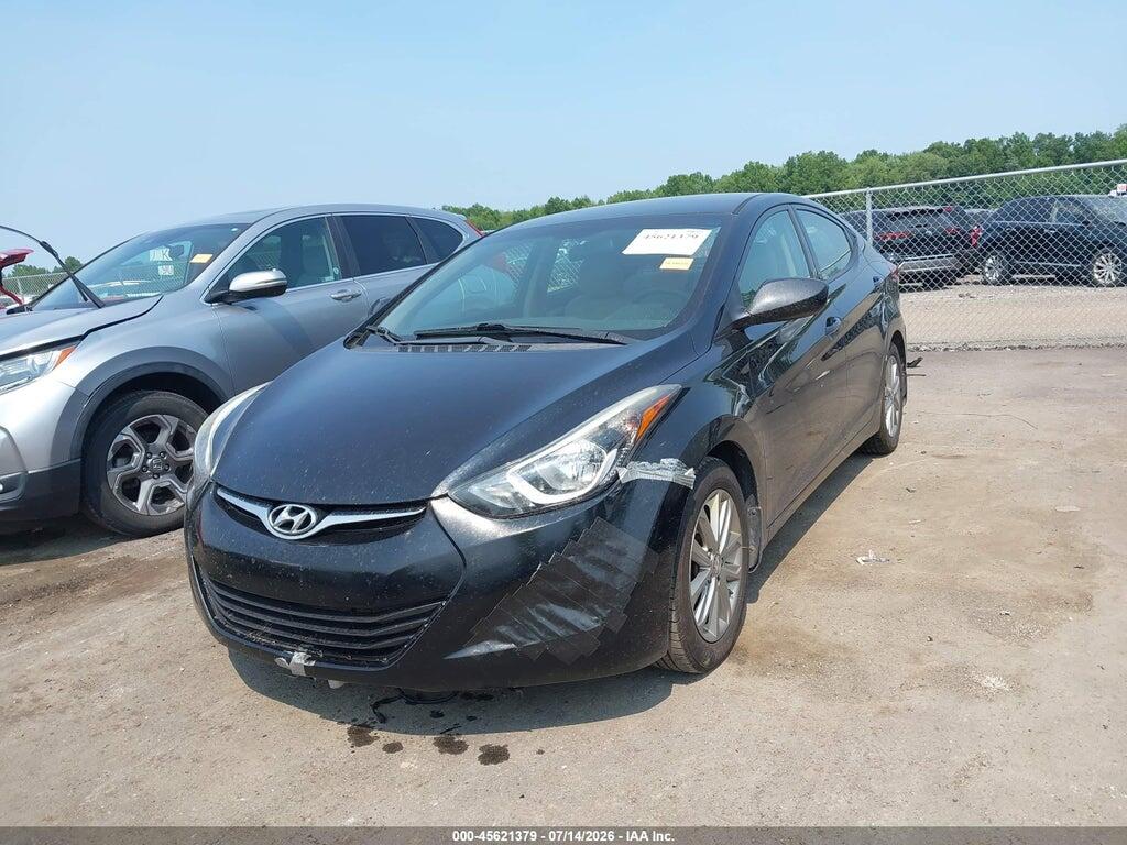 5NPDH4AE6GH661296 2016 HYUNDAI ELANTRA photo no. 2